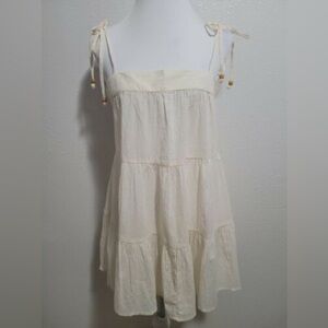 Abercrombie & Fitch Cream Swim Coverup